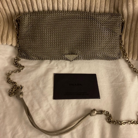 Prada silver mesh evening bag - Picture 10 of 12